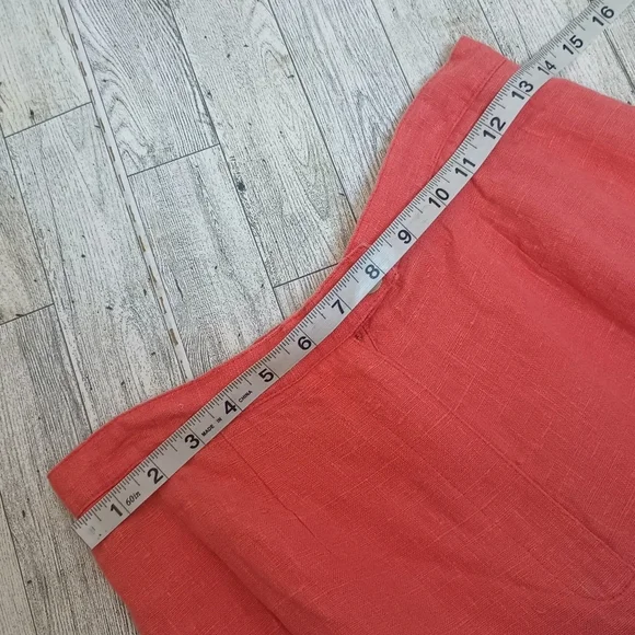 HARVE BENARD Linen PINK 2PC SUIT SET Blazer Pants Small vintage - Picture 10 of 14